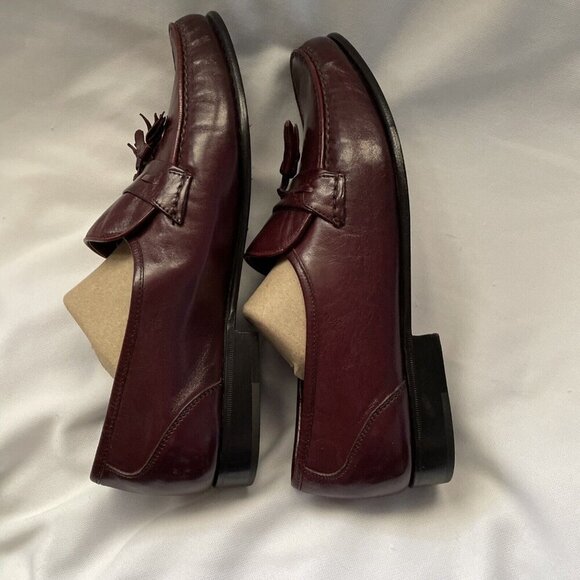 Wright Men’s Shoes 7.5 EEE Brown Tassel Loafer Made in Italy Leather Church New main image 9